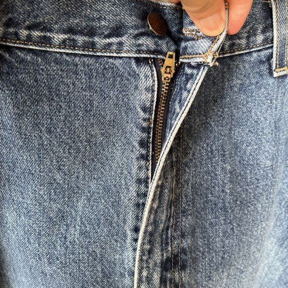 Signature Levi Strauss Men's Size W40 L32 Straight Blue Denim Jean - Picture 5 of 6